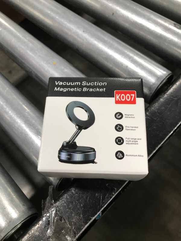 Photo 1 of REOKILY 2026 Upgraded Vacuum Magnetic Car Phone Holder 360° Reinforced 96LBS Ultra Suction Cup Phone Mount for MagSafe Cell Phone Holders for Your Car/Gym/Mirror Mount for iPhone & Android