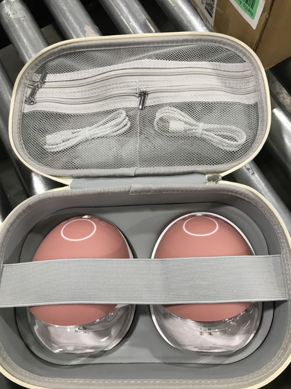 Photo 1 of Momcozy Breast Pump Hands Free Upgraded Mobile Flow | M9, App Discreet Control with Personalized Multi-Modes & 15 Levels, Wearable Breast Pump 24mm, 2 Pack Cozy Red