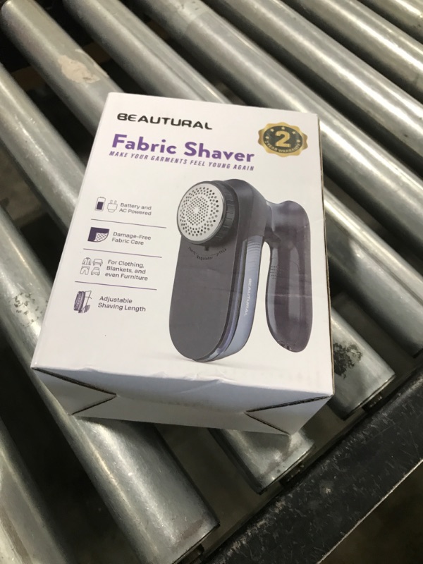 Photo 1 of BEAUTURAL Sweater Fabric Shaver Home-Edition, Powerful & Efficient Lint Remover for Clothes and Furniture, AC Adapter or Battery Powered Pill Fuzz Remover, Special for Your Family Ultramarine