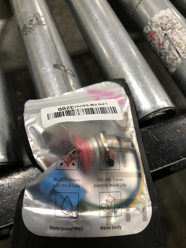 Photo 1 of APIELE 22mm Metal Emergency Stop Push Button Switch Latching 12V-250V Stainless Steel 7/8" Mounting Hole B Type