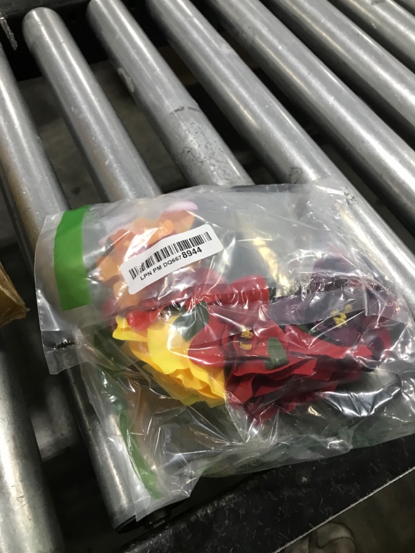 Photo 1 of aoozleny Mexican Flower Crowns Headband, Headpiece for Halloween Festival Party (Orange-Red-Yellow-Purple)