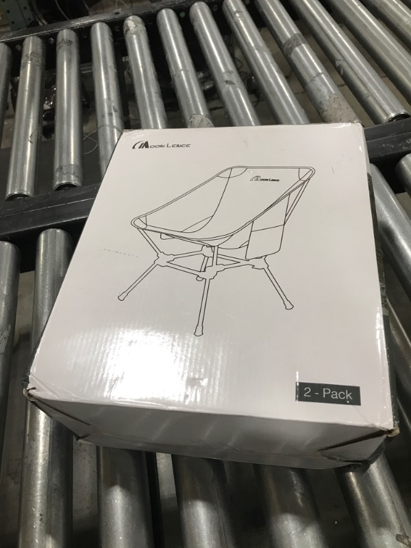 Photo 1 of MOON LENCE Portable Camping Chair, Backpacking Chair, Ultralight & Compact, 400 lbs Capacity, for Outdoor Camp, Travel, Beach, Picnic, Hiking (Blue 2 Pack)