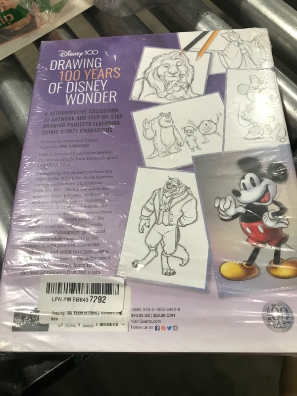 Photo 1 of DISNEY 100 DRAWING 100 YEARS OF DISNEY WONDER 
