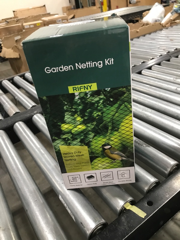 Photo 1 of Bird Netting for Garden - 13 x 40 FT Heavy Duty Anti Bird Netting Mesh with Ties and Landscape Staples for Vegetable, Fruit Trees & Other Plants, Lasting Against Birds Deer Squirrels and Poultry