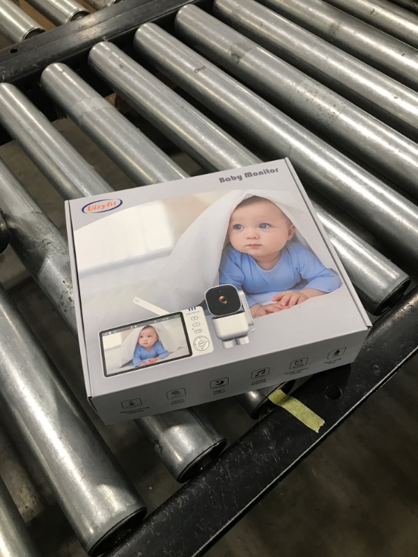 Photo 1 of Baby Monitor With Camera and Audio 5 Inch 720 HD Screen Baby Monitor No Wifi Mini Robot Monitor 3500mAh Battery Night Vision 2 Way Talk Vox Mode Temperature Sensor Lullabies Video Baby Camera Monitor
