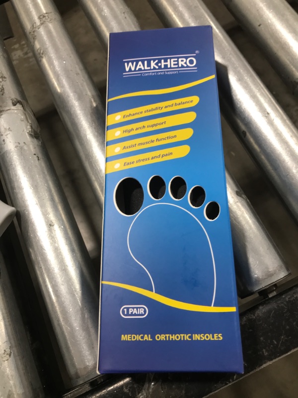 Photo 1 of Inserts Relieve Plantar Fasciitis - Flat Feet Insoles Arch Supports, Orthotic Insoles for Foot Pain Arch Pain Reduce Muscle Fatigue Absorb Shock (Mens 5-5 1/2 | Womens 7-7 1/2)