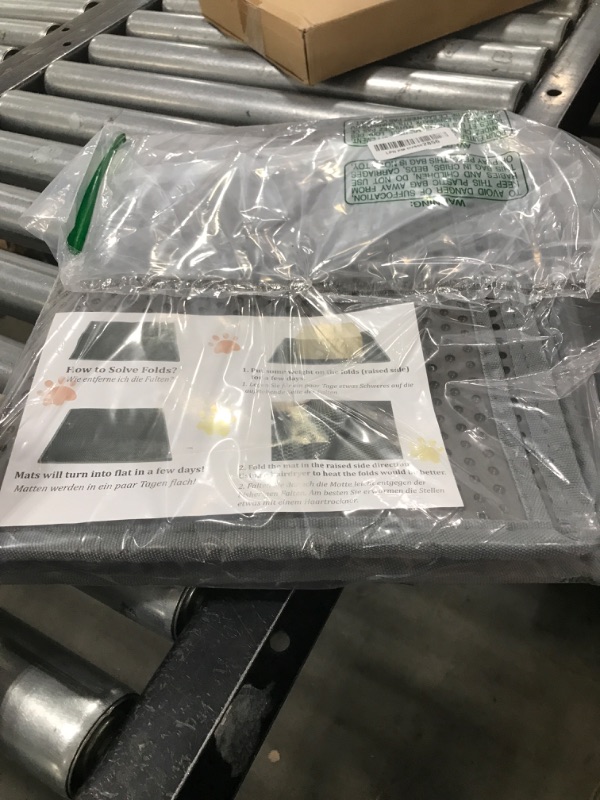 Photo 1 of Pieviev Cat ter Mat Double Layer Waterproof Urine Proof Trapping Mat 1 Pack (Gray, 24x15 Inch (Pack of 1))