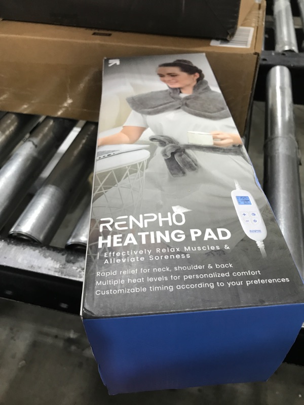 Photo 1 of Electric Heating Pad for Back Pain Relief, RENPHO Fathers Day Dad Gifts, Birthday Gifts for Women Men Mom, FSA HSA Eligible, Heat Pad for Neck and Shoulders, Fast Heating, 24"x33", ETL Certified