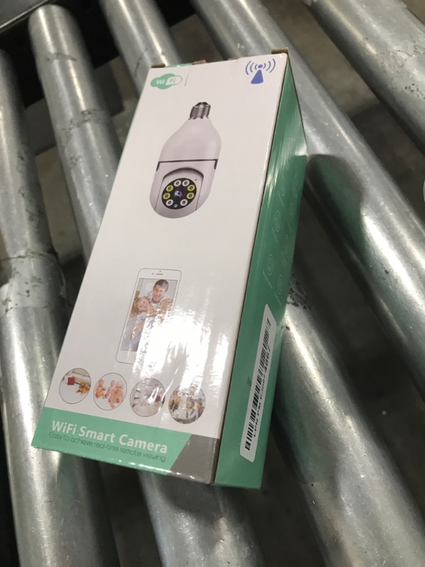 Photo 1 of WESECUU Light Bulb Security Camera -5G& 2.4GHz WiFi 2K Security Cameras Wireless Outdoor Motion Detection and Alarm,Two-Way Talk,Color Night Vision,Human Detection, Bulb Camera Compatible with Alexa