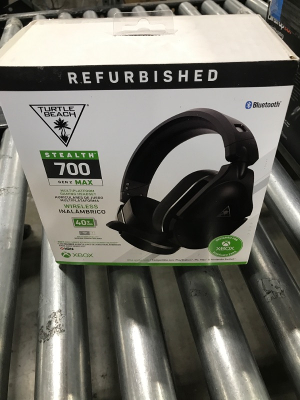 Photo 1 of Turtle Beach Stealth 700 Gen 2 MAX Multiplatform Amplified Wireless Gaming Headset - Xbox Series X|S, Xbox One, PS5, PS4, PC – Bluetooth, 40-Hr Battery, 50mm Speakers- Black (Renewed)