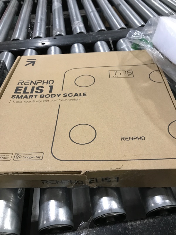 Photo 1 of RENPHO Smart Scale for Body Weight, FSA HSA Eligible, Digital Bathroom Scale BMI Weighing Bluetooth Body Fat Scale, Body Composition Monitor Health Analyzer with Smartphone App, 400 lbs - Elis 1