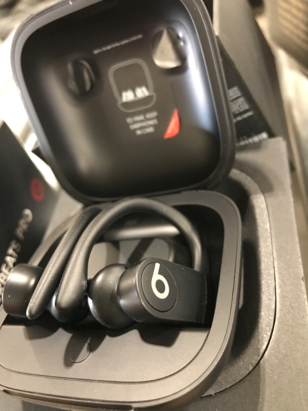 Photo 1 of Beats Powerbeats Pro Wireless Earbuds - Apple H1 Headphone Chip, Class 1 Bluetooth Headphones, 9 Hours of Listening Time, Sweat Resistant, Built-in Microphone - Black