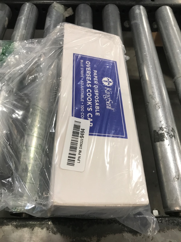 Photo 1 of KingSeal Disposable Cook's Cap - 100 Each