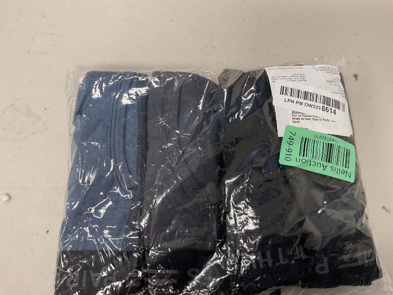 Photo 1 of Small Pair of Thieves Men’s Boxer Briefs - Soft, Breathable Cotton Underwear - 4-Way Stretch, Comfort Waistband, Black/Navy