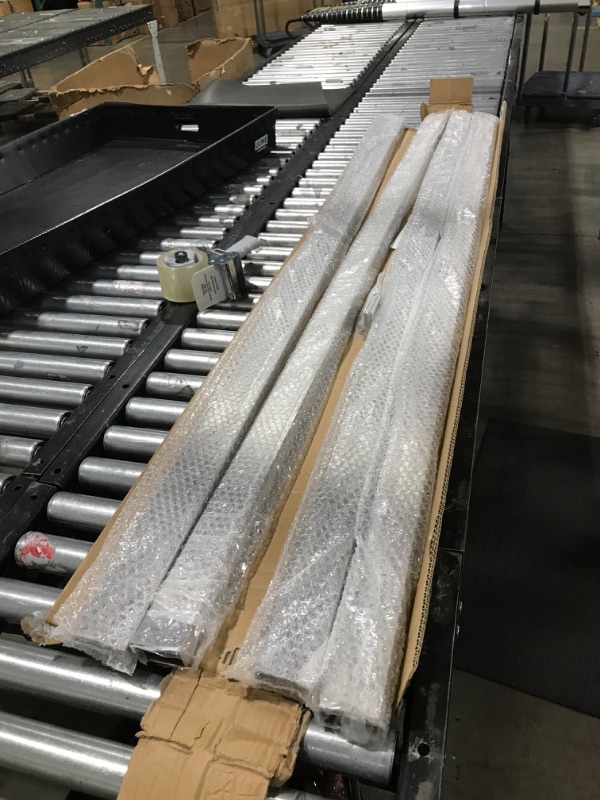 Photo 1 of Muzata 4Pack 6'6" Stainless Steel Handrail Brushed Rectangular Handrail Top Rail Cable Railing System Deck Stair Indoor Outdoor, HT10 SL4