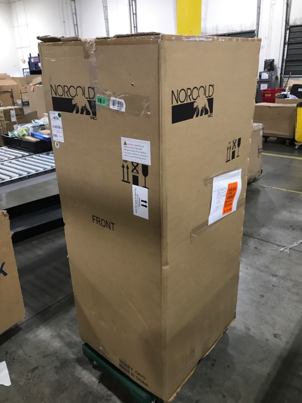 Photo 1 of Norcold N10DCSSR Polar-Series 10 cu.ft. DC Compressor RV Refrigerator with Stainless Steel Doors - Right-Handed,Silver