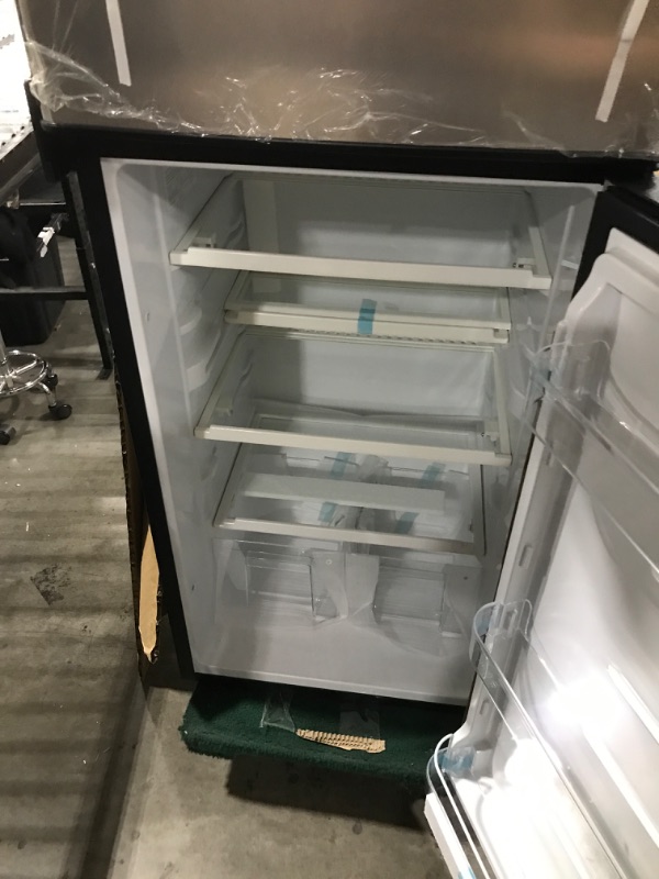 Photo 1 of Norcold N10DCSSR Polar-Series 10 cu.ft. DC Compressor RV Refrigerator with Stainless Steel Doors - Right-Handed,Silver