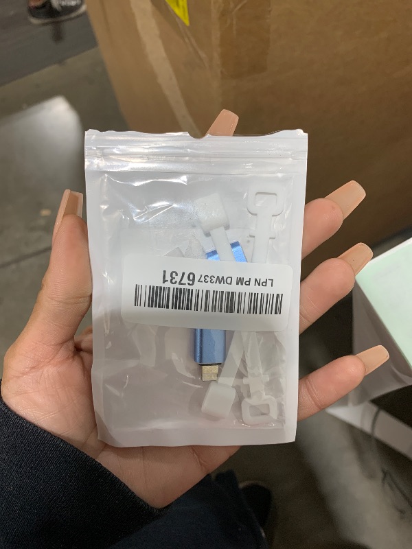 Photo 1 of TechMatte Female USB C to Male Lightning Adapter 2 Pack 2.2A Charging Data Transfer, Compatible with iPhone 14, 13, 12, 11 Xs SE iPad iPod AirPods, Not for Audio Headphones/OTG Android Anti-Lost, Blue