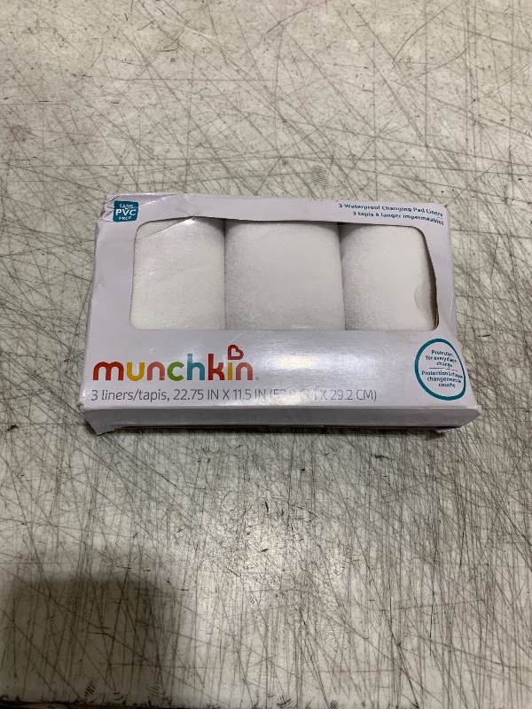 Photo 1 of Munchkin® Waterproof Changing Pad Liners, 3 Count, (Pack of 1)