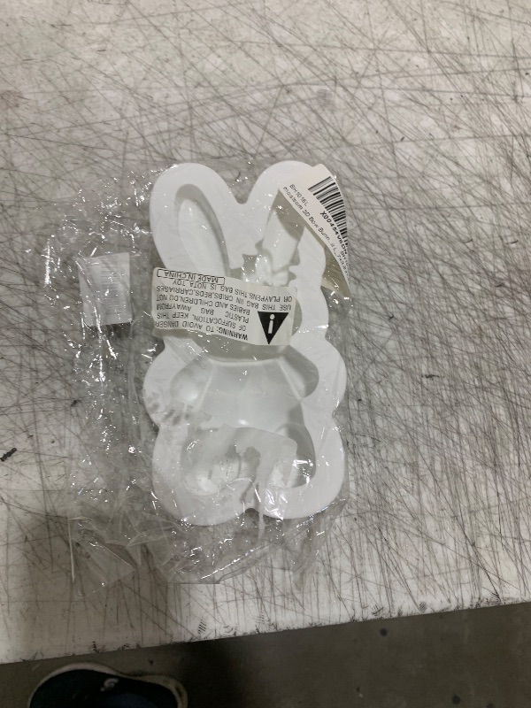 Photo 1 of mostsom 3D Bow Bunny Silicone Candy Molds Silicone Molds for Hard Candy, Chocolate, Gummy Caramel, Ganache, Ice Cubes (Rabbit L_7x3.8x1.52inch)