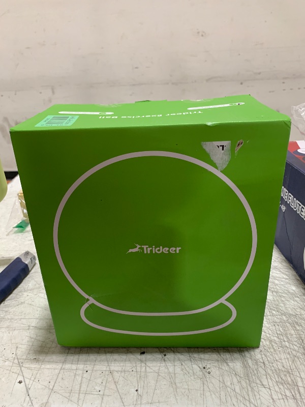 Photo 1 of Trideer Exercise Yoga Ball Chair with Base for Home Office Desk, Stability & Fitness Ball Seat to Relieve Back Pain, Home Gym Workout for Abs, Pregnancy Ball with Pump