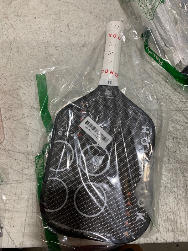 Photo 1 of Holbrook Aero Series Edgeless Pickleball Paddle: USAPA Approved, Metallic Poly Carbon Fiber Weave Surface, Foam Polypropylene Core, Widened Sweet Spot, Controlled Touch - 14mm