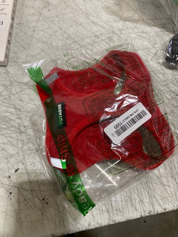 Photo 1 of Best Pet Supplies Voyager Step-in Air Dog Harness - All Weather Mesh, Reflective, No Pull Harness for Small, Medium Dogs, Cats - Secure with Hook & Loop Fastener, Buckle, Double D-Rings - Red, M
