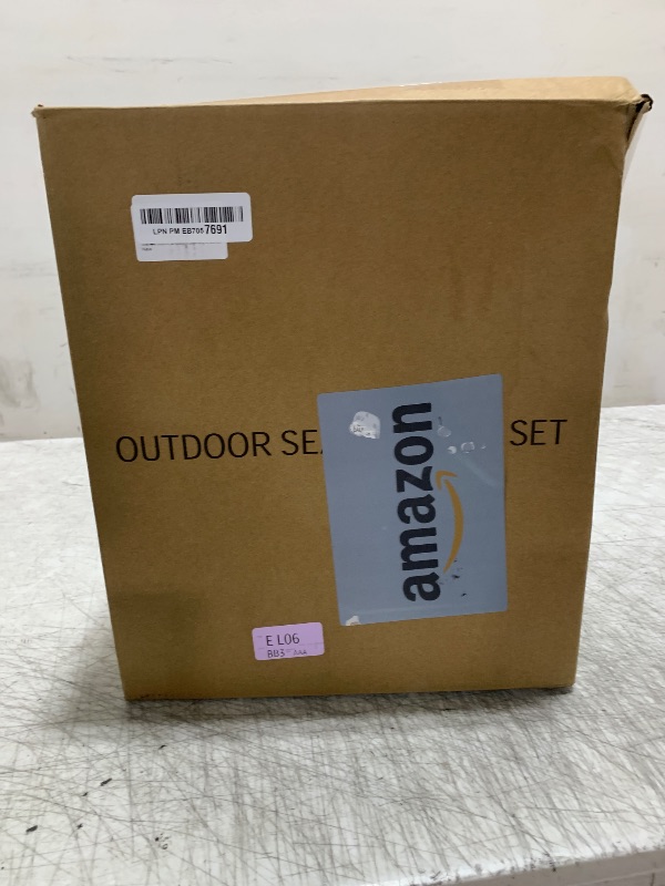 Photo 1 of Waterproof Outdoor Chair Cushions 24x24, Outdoor Cushions for Patio Furniture with Removable Cover, Outdoor Deep Seat Patio Cushion Set with Backrest for Sofa, Couch and Patio Chairs, Dark Grey