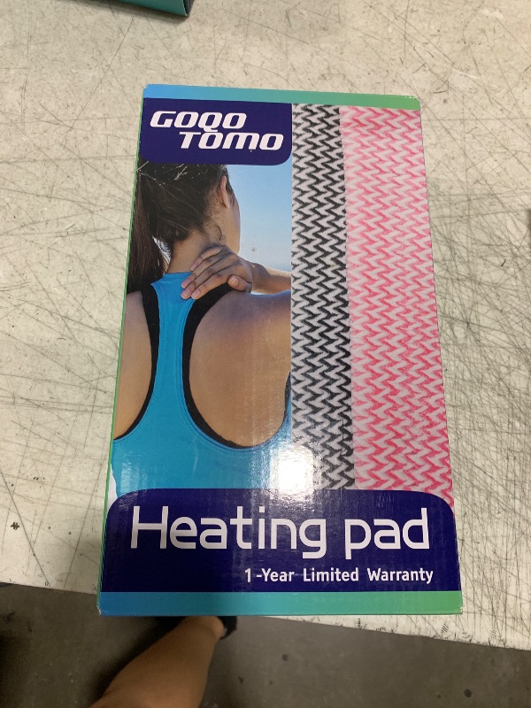 Photo 1 of GOQOTOMO Flower Heating Pad for Back Pain Relief- 12" x 24"12 Heat Levels, 8 Timers Stay on, Machine Washable -F1224