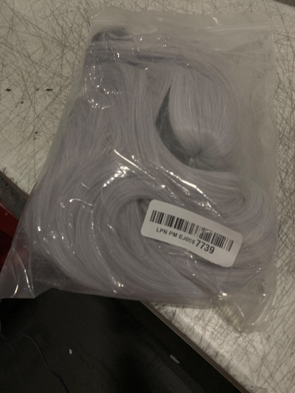 Photo 1 of Frieren Cosplay Wig for Sousou no Frierenn, Long Silver White Wigs Ponytails + Wig Cap for Frieren Beyond Journey's End Halloween Christmas Costume Party