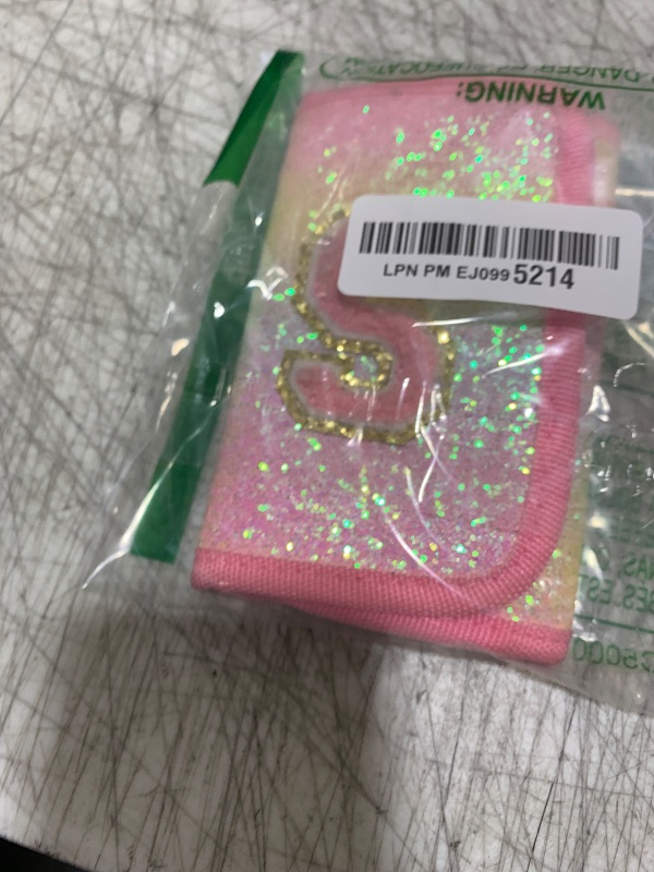 Photo 1 of Luchike Girls Wallets for Kids 6-8 8-10 kids wallet Cute Wallets for Teen Girls with Initials Coin Pocket Toddler Wallet for Girls with Magic Sticker Teen Girl Wallet for Gifts S, Pink
