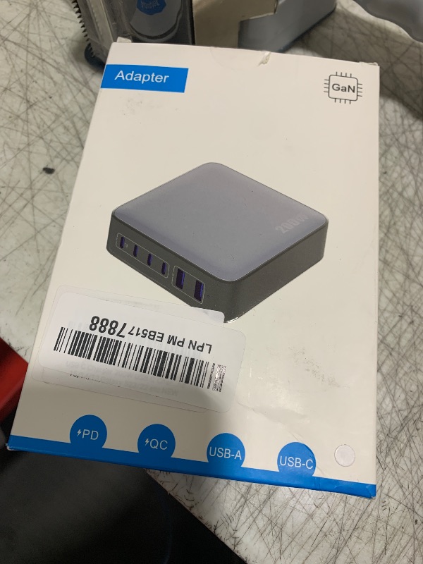 Photo 1 of USB C Charger 200W USB C Charger Block,Upgraded GaN III 8-Port Fast Charging Station Hub,PD 65W Laptop Charging Adapter Compatible with MacBook Pro/Air,DELL,Steam Deck,iPhone 16/15/14,Galaxy S23/22