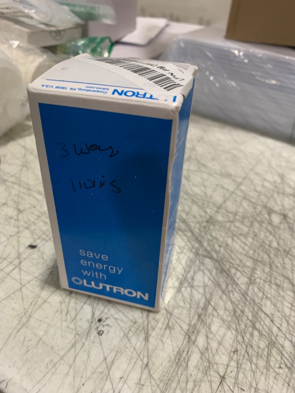 Photo 1 of Lutron Claro Smart Switch w/ Wall Plate for Caseta Smart Lighting (Lutron Smart Hub Required), for LED Lights and Fans, 5 Amp, Single-Pole/3-Way, Neutral Required, DVRFW-5NS-WH-A, White