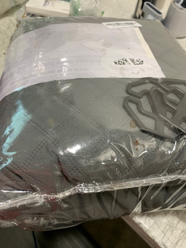 Photo 1 of TAOCOCO Anti-Slip Recliner Sofa Cover Couch Covers for Leather Recliner Sofa, Pet Cover for Recliner Couch, Washable Reclining Sofa Covers Furniture Protector with Elastic Straps(3 Seater, Dark Grey)