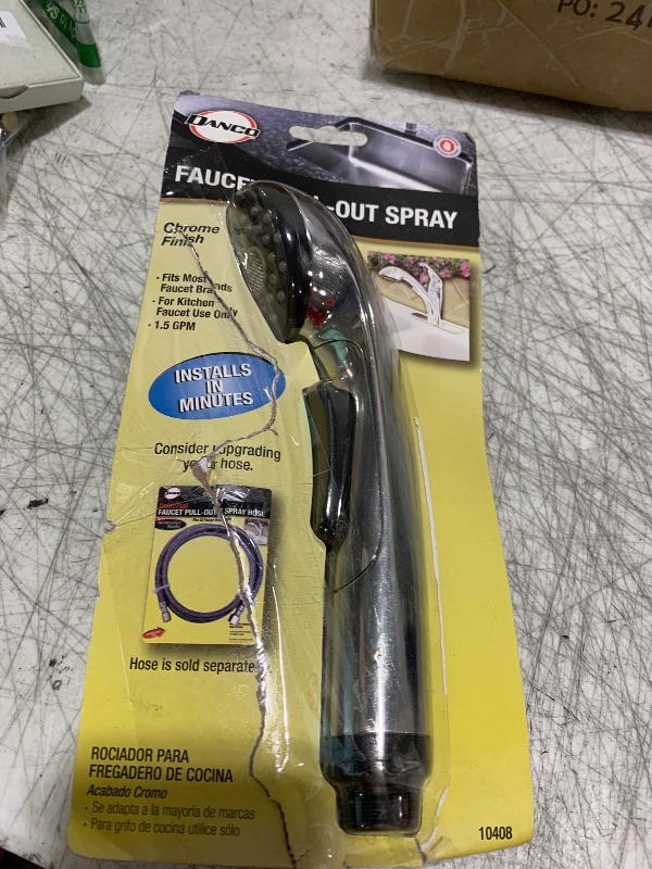 Photo 1 of Danco, Chrome 10408 Pullout Kitchen Spray Head