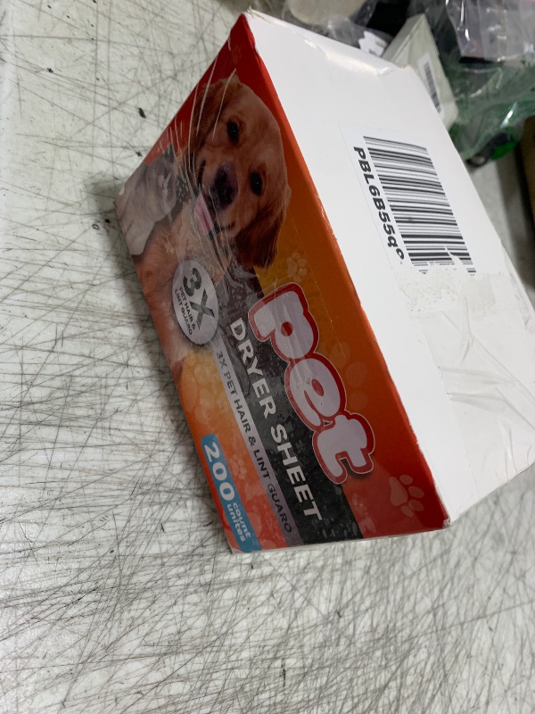 Photo 1 of Heigble 200 Count Pet Hair Remover for Laundry, Fragrance Free Pet Hair and Lint Dryer Sheets, 3 X Pet Hair Fighters, Reduces Static, Adds Softness