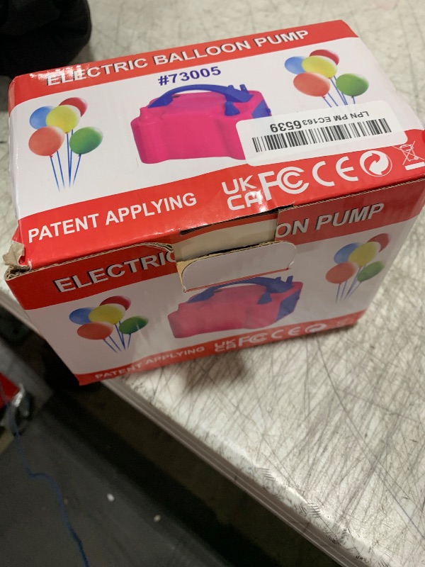 Photo 1 of Growsun Balloon Pump Electric, Balloon Inflation Pump 110V 600W Portable Automatic Dual Nozzle Inflator with Tying Tools for Birthday Gender Reveal Baby Shower Party Decorations