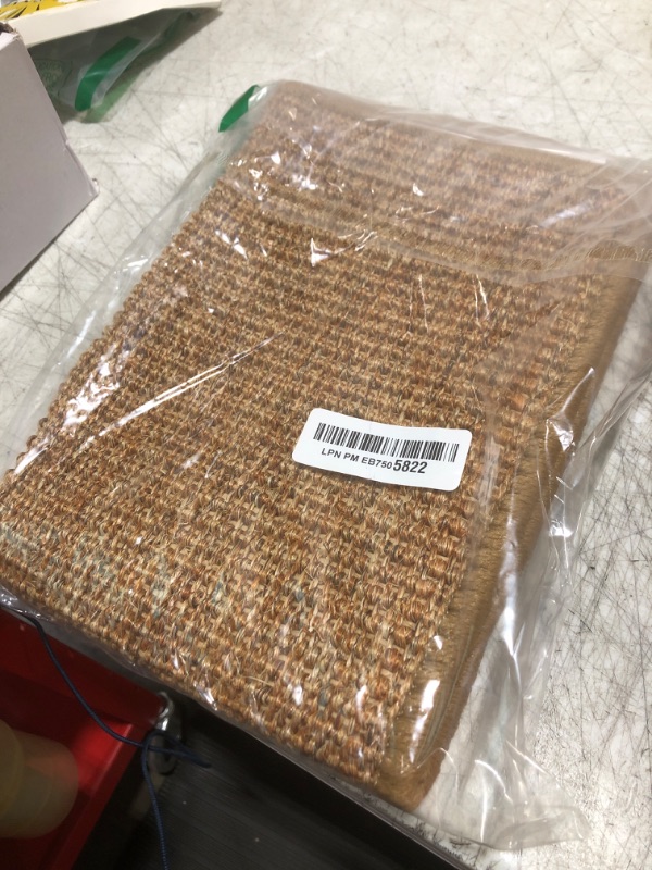 Photo 1 of Conlun Cat Scratcher Mat,Natural Sisal Cat Scratch Pad with Hook&Loop Tape,Horizontal Floor Kitten Scratching Pads Rug for Indoor,Pet Furniture Protector for Couch&Carpets&Sofas, Large, Brown