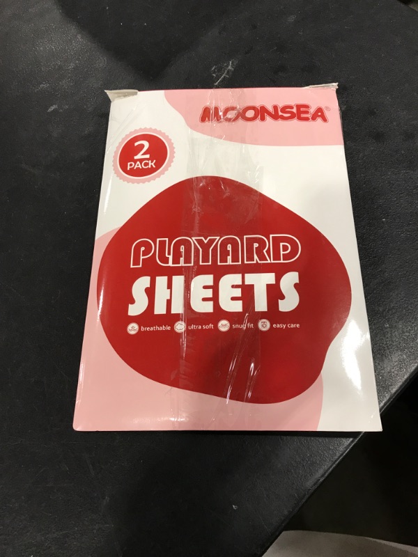 Photo 1 of Pack and Play Sheets, 2 Pack Mini Crib Sheets, Stretchy Playard Fitted Sheet, Compatible with Graco Pack n Play, Soft and Breathable Material, Stars & Bunny