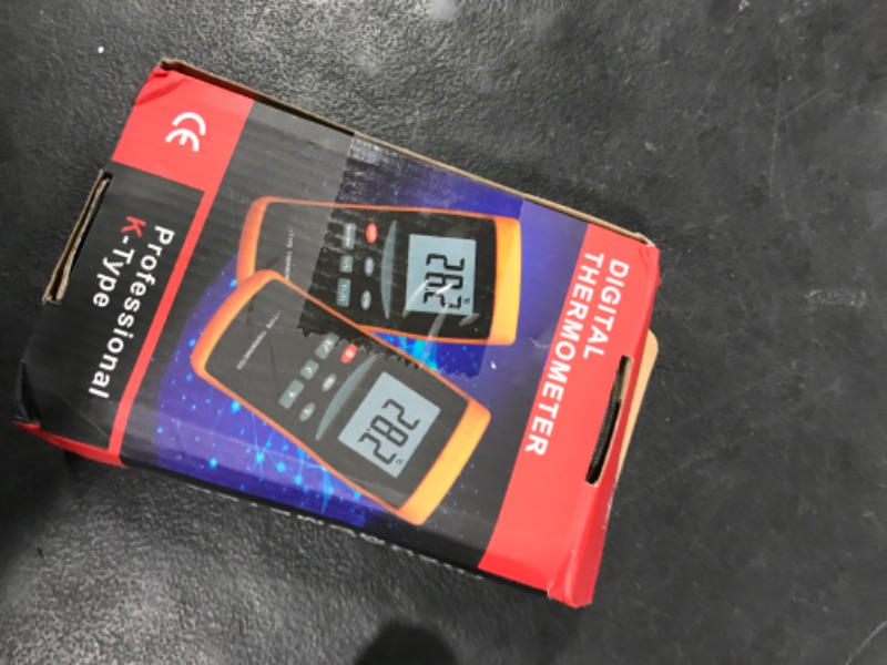 Photo 1 of Relaxweex Full Range High Temperature K-Type Thermocouple with Ceramic Kiln Insulator Sensor Probe Digital K Type Thermometer Measuring Temperature up to 2372 °F 1300 °C for Kiln, Crucible and Forge