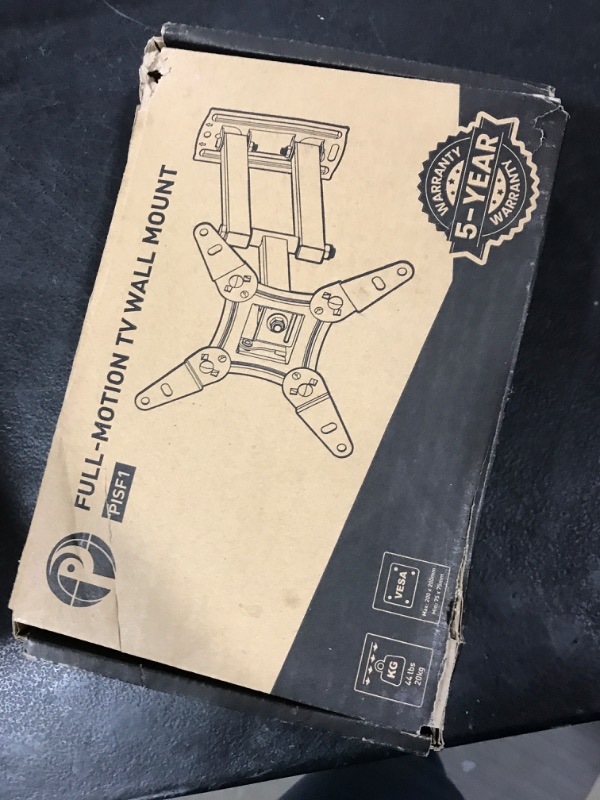 Photo 1 of Pipishell Full Motion TV Monitor Wall Mount Bracket Swivel Tilt Extension Rotation for Echo Show 21/15 and Most 13-42 Inch LED LCD Flat Curved Screen TVs & Monitors, Max VESA 200x200mm up to 44lbs