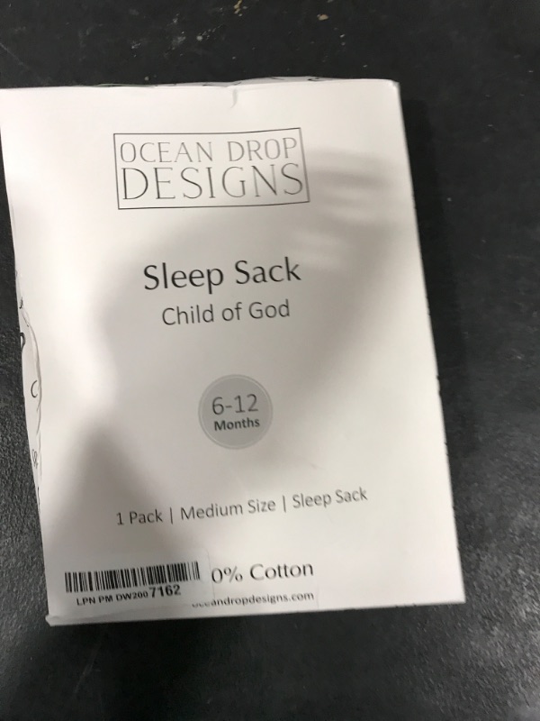 Photo 1 of Ocean Drop Designs Baby Sleep Sack (16-24 lbs) - Christian Baby Gifts - 100% Cotton