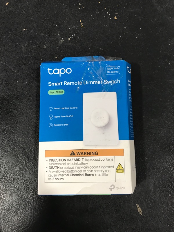 Photo 1 of Tapo TP-Link Smart Button | Wireless Remote Dimmer Switch | 3-Way Control | Tap & Rotate HUB Required | 1+ Year Battery Life