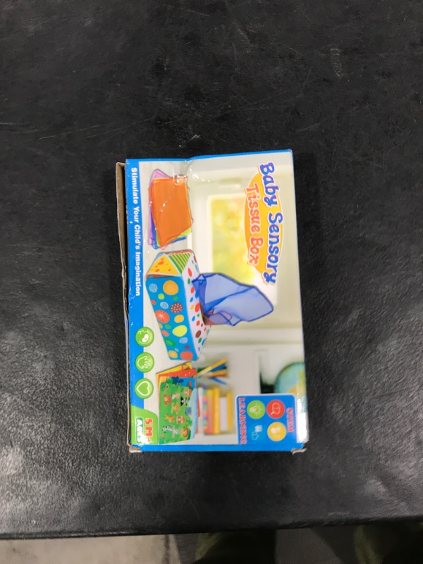 Photo 1 of URMYWO Baby Tissue Box Toy - Montessori Baby Toys for 6-12 Months 1 Year Old Boy Girl - Soft Crinkle Sensory Toys for Infant Toddlers - Easter Basket Essentials Stuffers - Baby Boy Girl Gifts