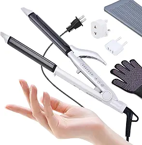 Photo 1 of VGR Curling Iron, Dual Voltage 100-250V, European Plug Adapter, Travel Size, International Compatible