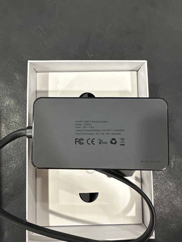 Photo 1 of iVANKY FusionDock 1 M4 MacBook Pro Docking Station with 150W Power Adapter, 12-in-2 Dual 4K@60Hz Monitor Dock for MacBook M1/M2/M3 Pro/Max Display Dock 2HDMI 2.0, 96W PD, 6 USB, Ethernet SD/TF Audio
