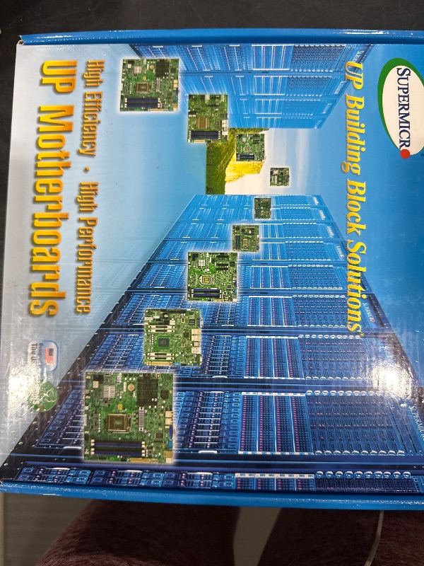 Photo 1 of Supermicro X12STH-LN4F Micro-ATX Server Motherboard C256 LGA-1200, Quad 1GbE LAN