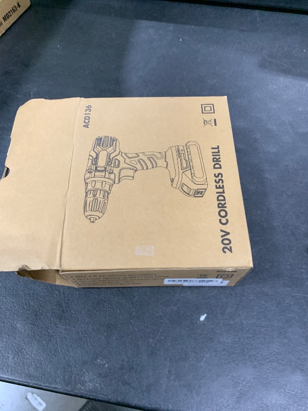 Photo 1 of AVID POWER 20V MAX Power Drill Kit, Cordless Drill Set with Battery and Charger, 2 Variable Speed, 3/8-Inch Keyless Chuck, 19 Position and 22pcs Bits