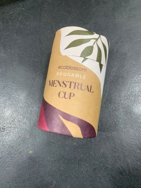 Photo 1 of EcoBlossom Reusable Menstrual Cup Set - The Most Reliable Medical Grade Silicone Period Cups - Comfortably use for 12 Hours (Small & Large)
