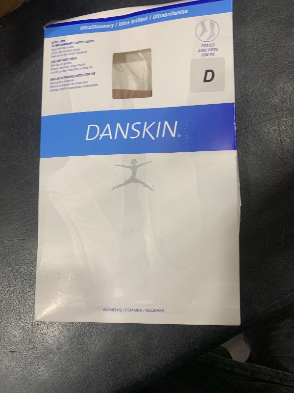 Photo 1 of Danskin Women's Shimmery Footed Tights, Toast, D